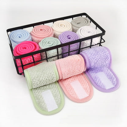 Magic tape washable hair band