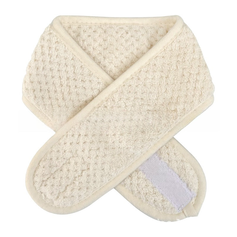 Magic tape washable hair band