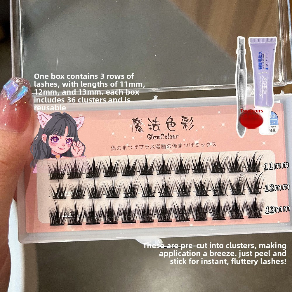 Magical-Colored False Eyelashes