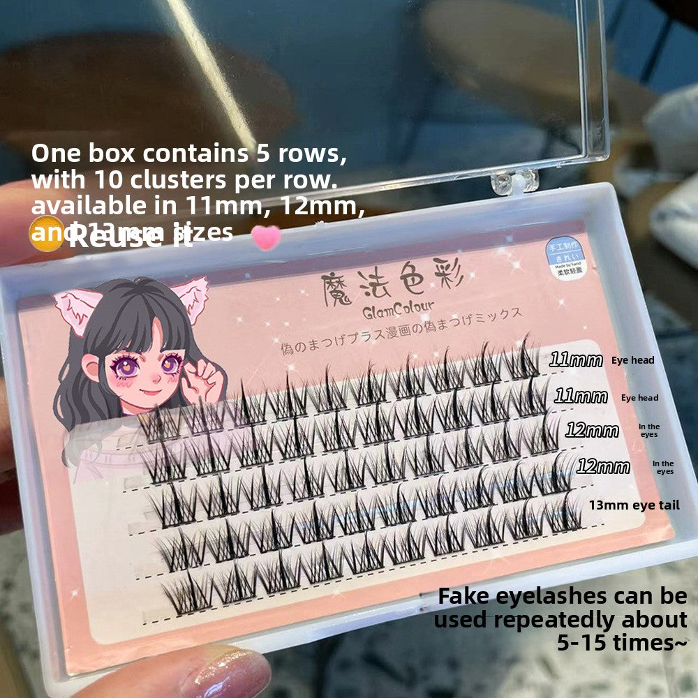 Magical-Colored False Eyelashes