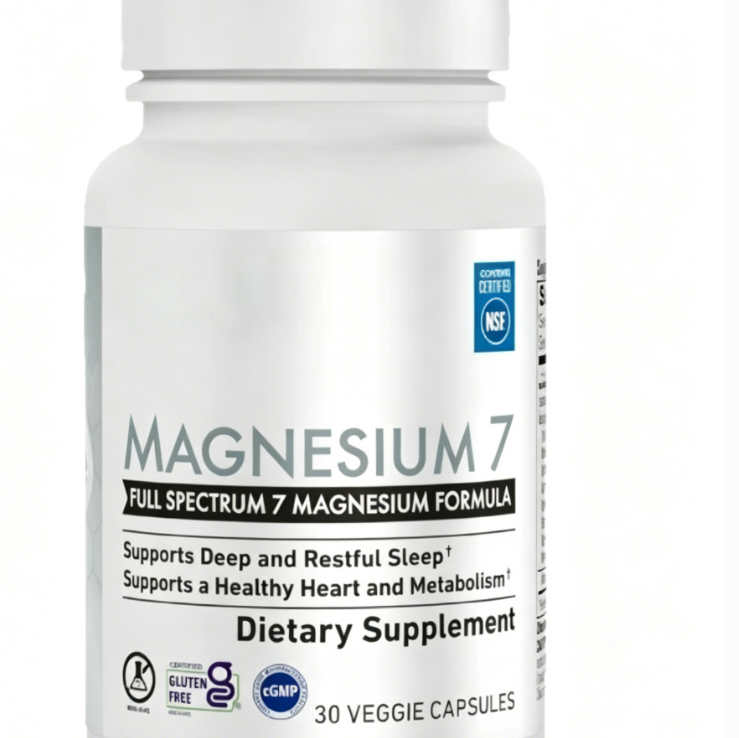 Magnesium 7 Supplement Capsules 30 Count
