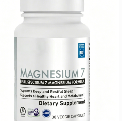 Magnesium 7 Supplement Capsules 30 Count