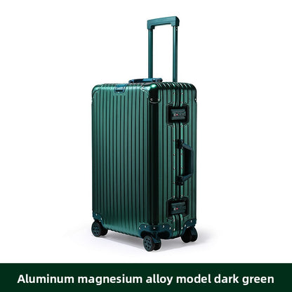 Magnesium-aluminum alloy luggage swivel wheels