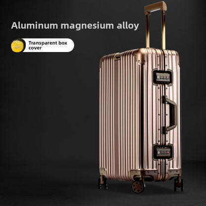 Magnesium-aluminum alloy luggage swivel wheels
