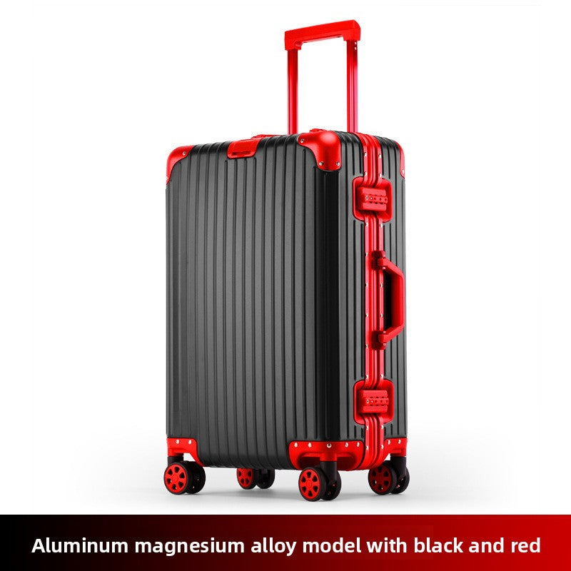 Magnesium-aluminum alloy luggage swivel wheels