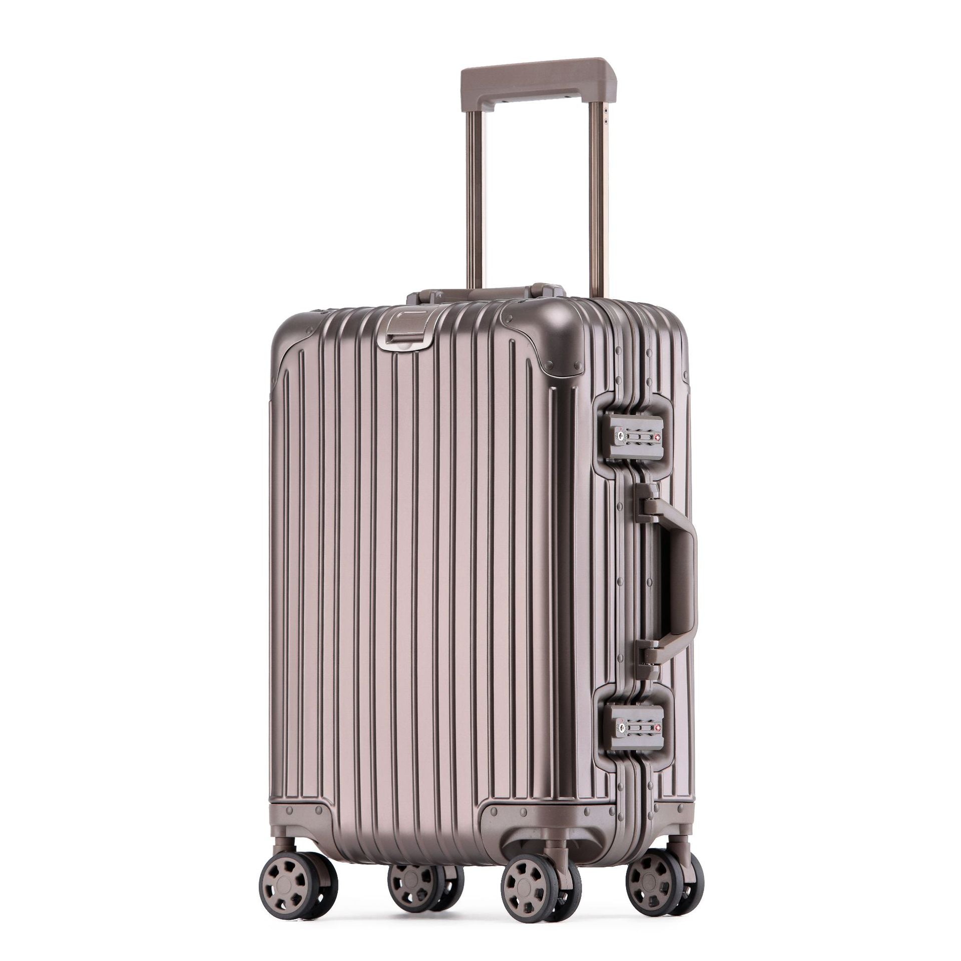Magnesium-aluminum alloy luggage swivel wheels