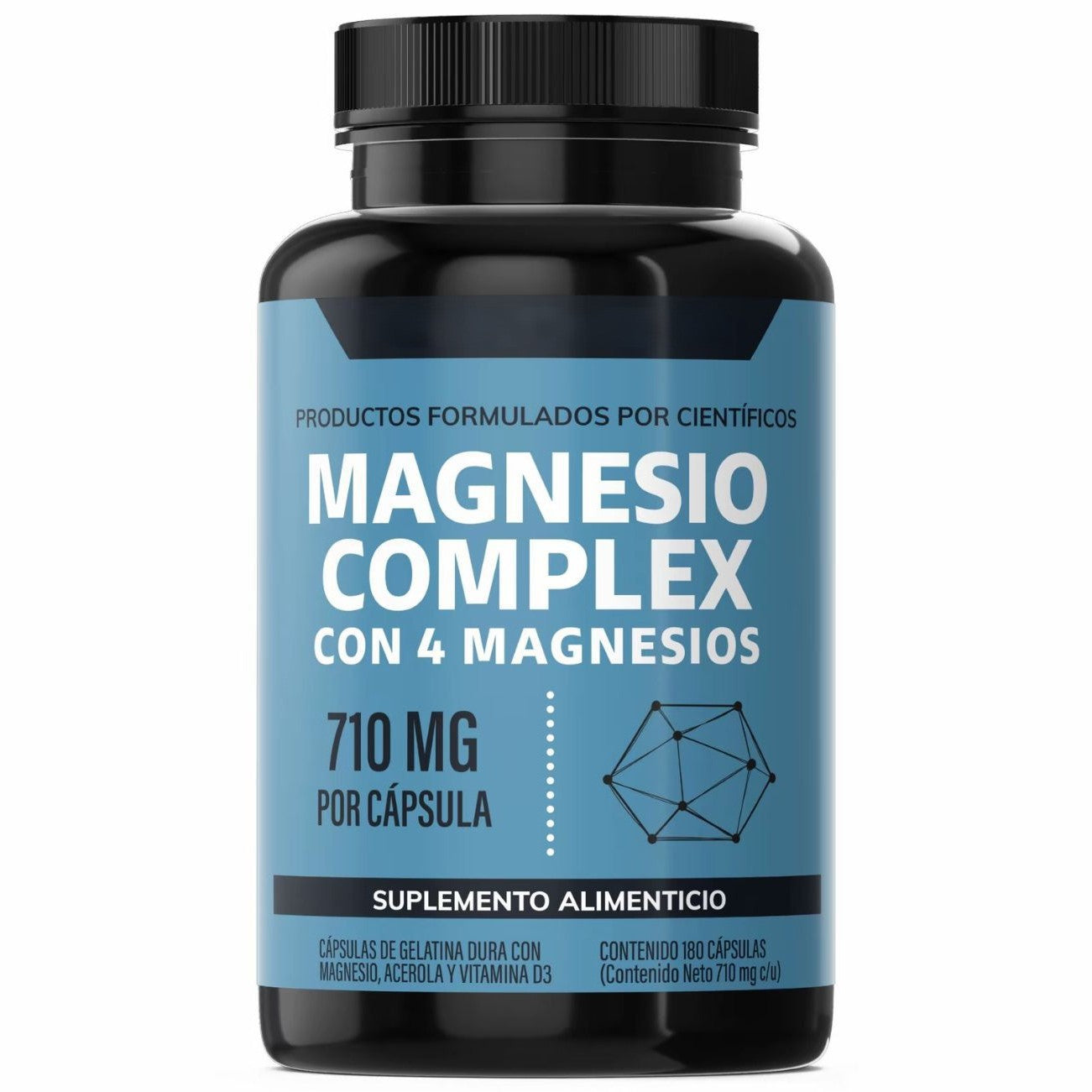 Magnesium Complex Capsules Dietary Supplement