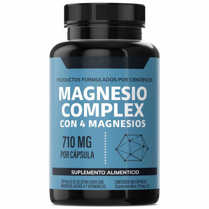 Magnesium Complex Capsules Dietary Supplement