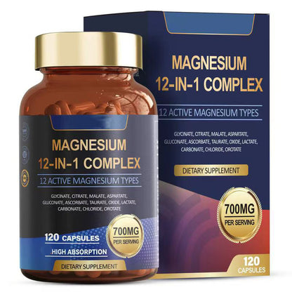 Magnesium Complex Supplement Capsules