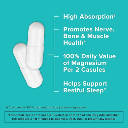 Magnesium Dietary Supplement Capsules