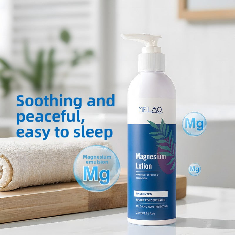 Magnesium emulsion relieves muscles