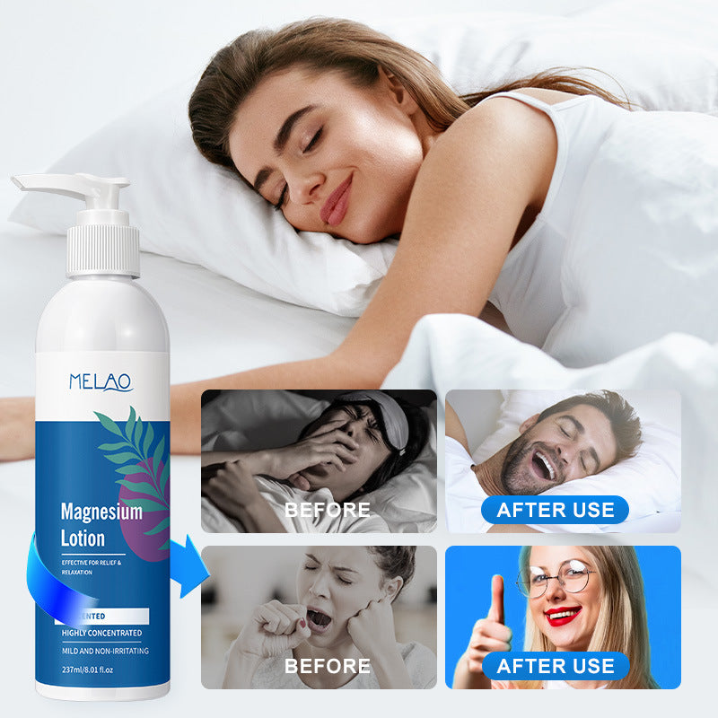 Magnesium emulsion relieves muscles