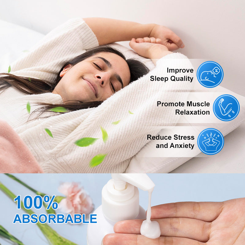 Magnesium emulsion relieves muscles