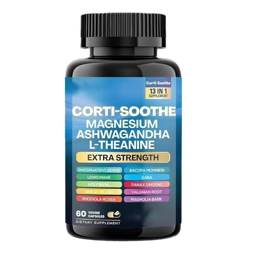 Magnesium Glycinate Ashwagandha Capsules Dietary Supplement