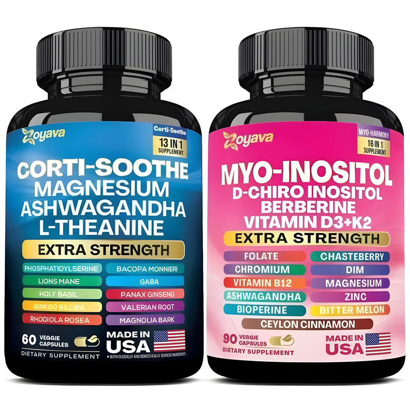 Magnesium inositol capsule combination