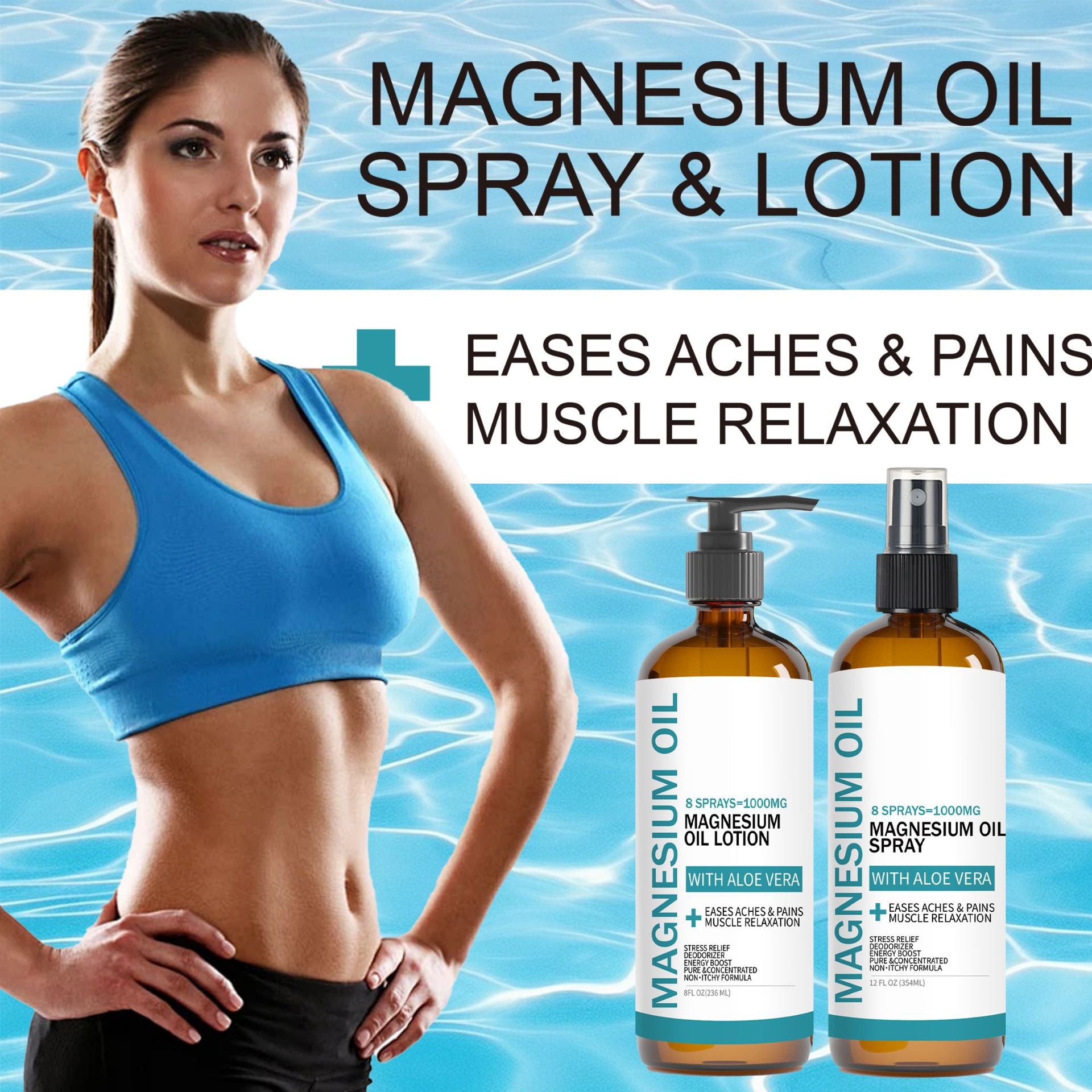 Magnesium Oil Spray for Fitness and Skin Care