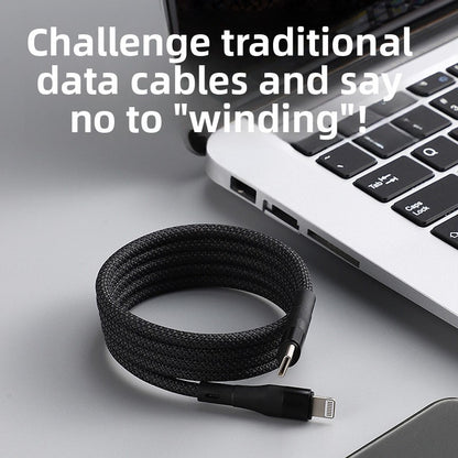 Magnetic absorption data cable