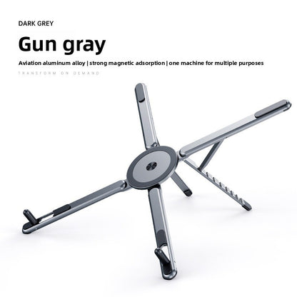 Magnetic Aluminum Alloy Folding Phone Stand Tripod