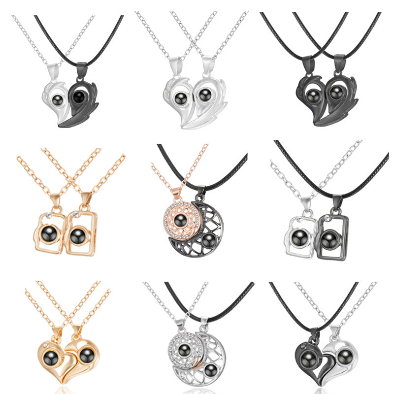 Magnetic Attraction Couple Necklace