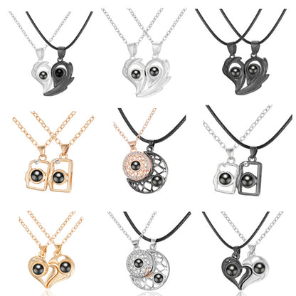 Magnetic Attraction Couple Necklace