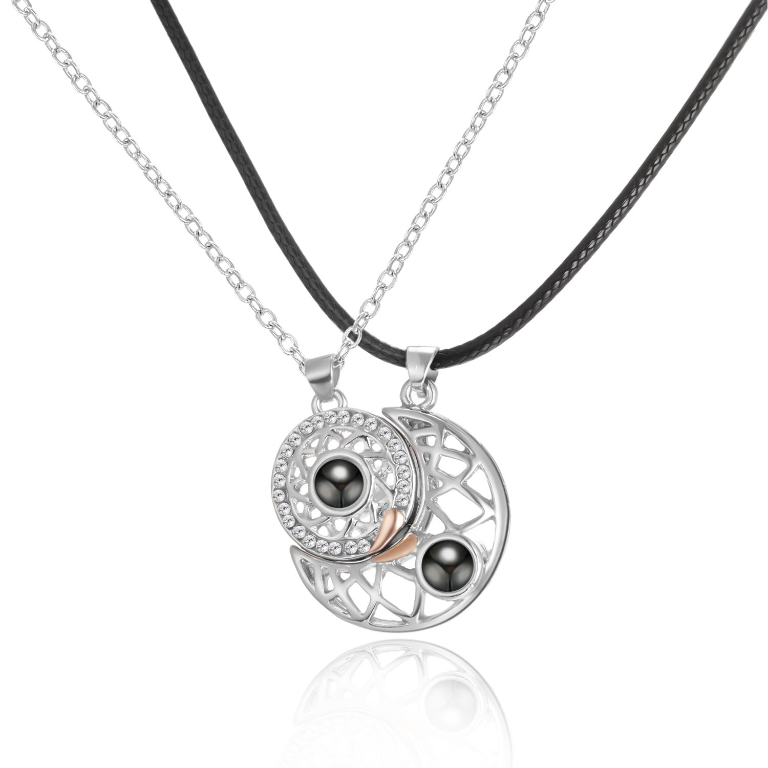 Magnetic Attraction Couple Necklace
