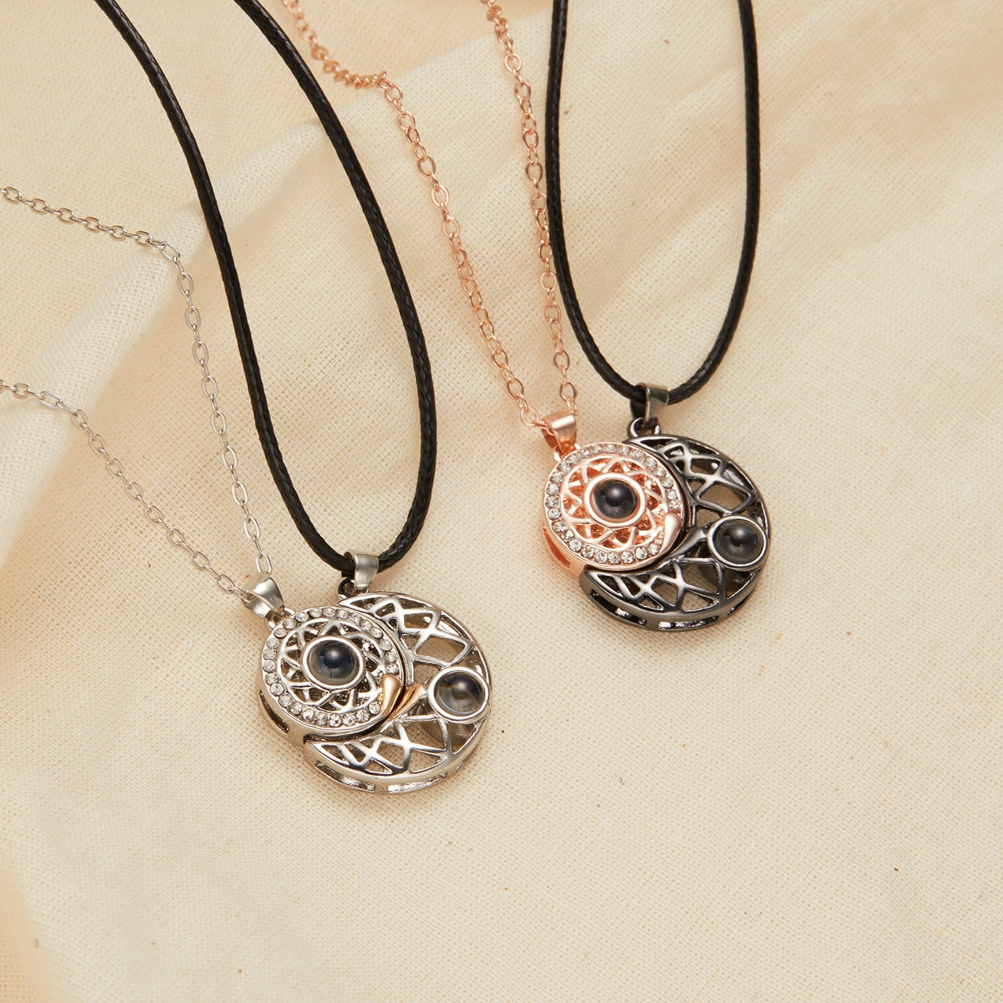 Magnetic Attraction Couple Necklace