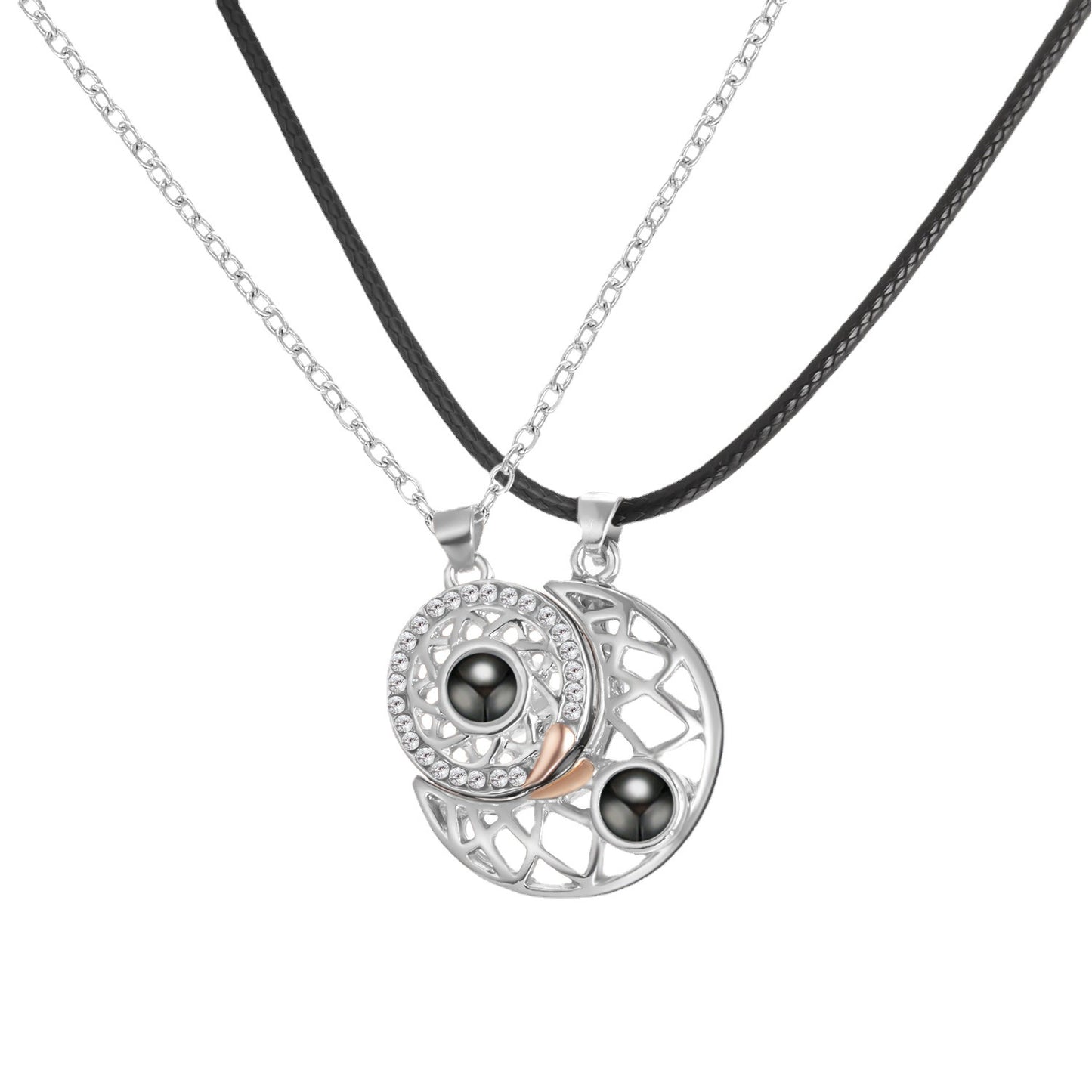 Magnetic Attraction Couple Necklace