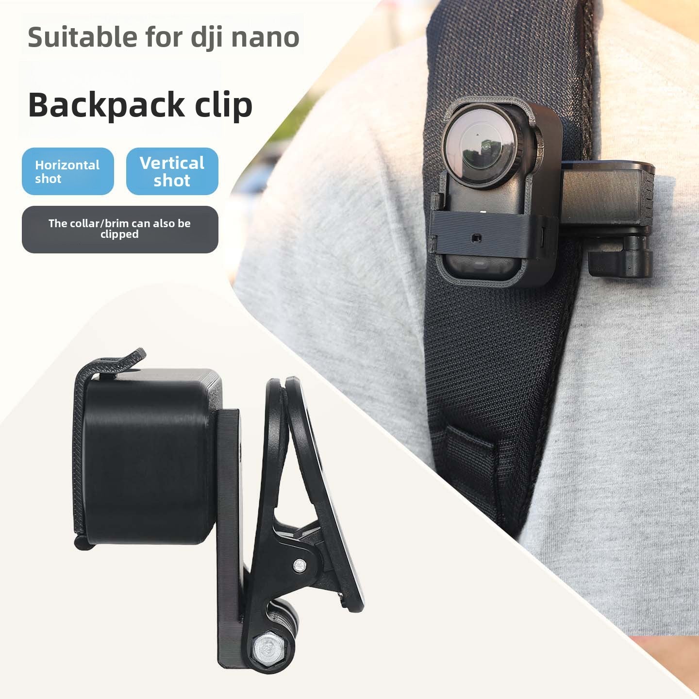 Magnetic Backpack Collar Clip