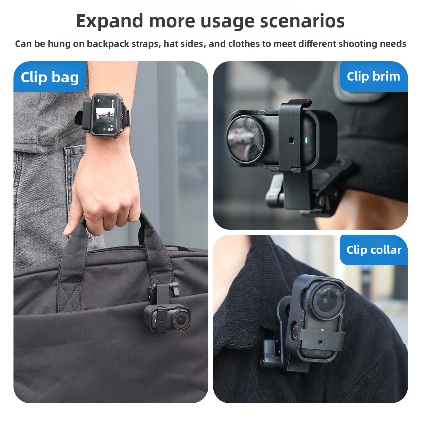 Magnetic Backpack Collar Clip