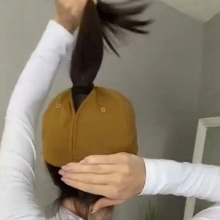 Magnetic baseball cap
