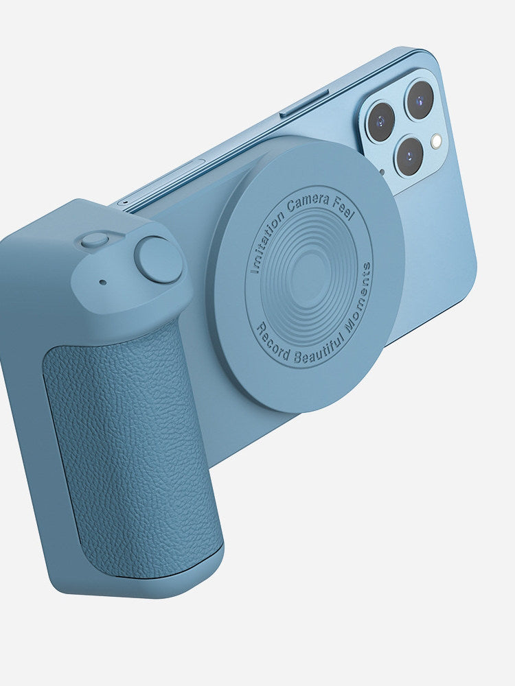 Magnetic Bluetooth Camera Grip with Phone Stand