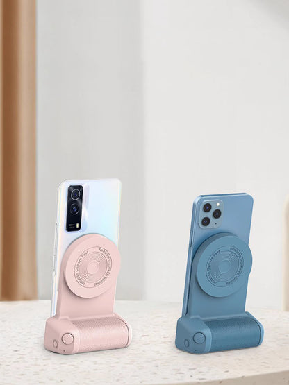 Magnetic Bluetooth Camera Grip with Phone Stand
