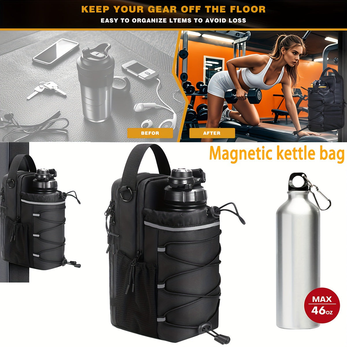 Magnetic Bottle Bag