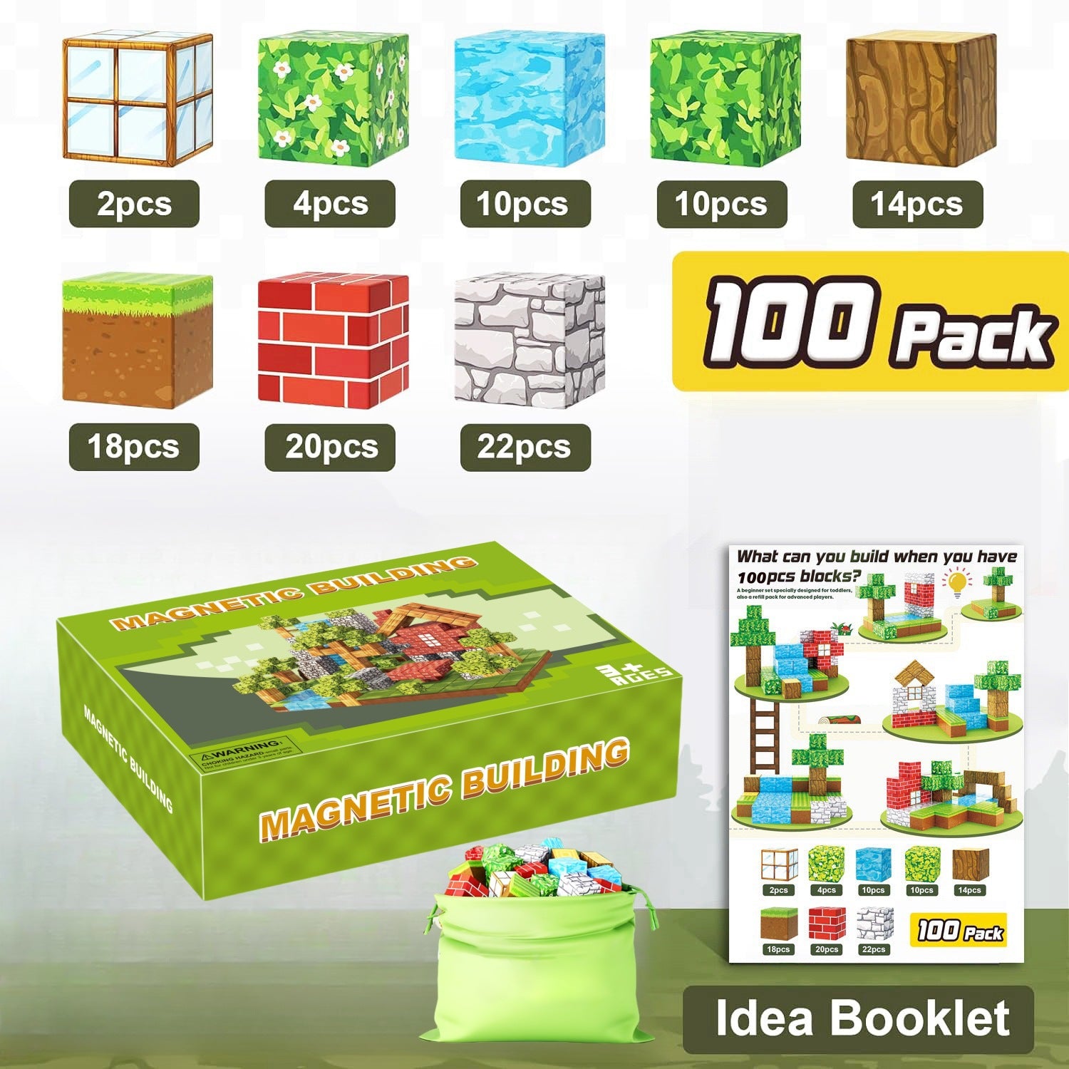 Magnetic Building Block Set