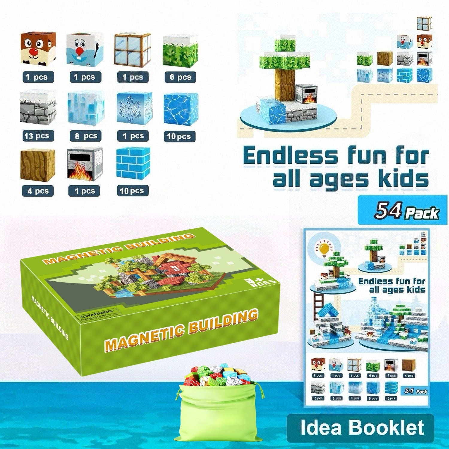 Magnetic Building Block Set