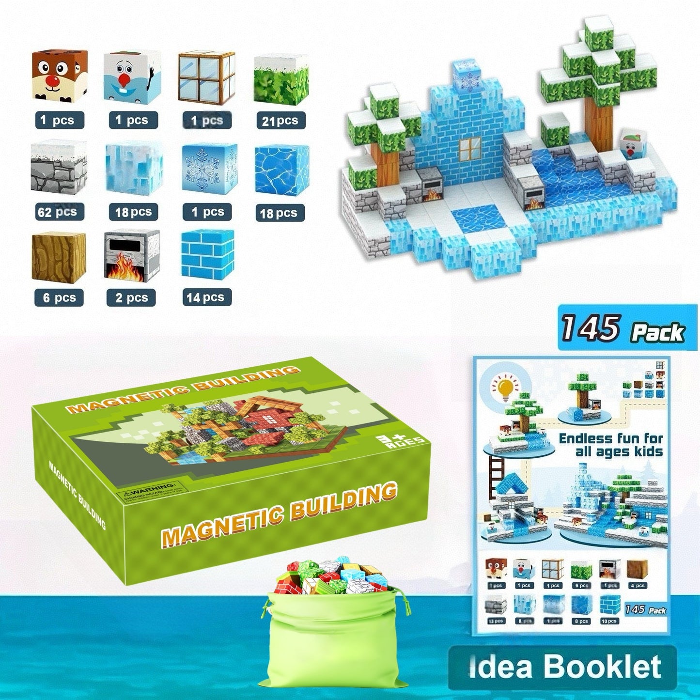 Magnetic Building Block Set
