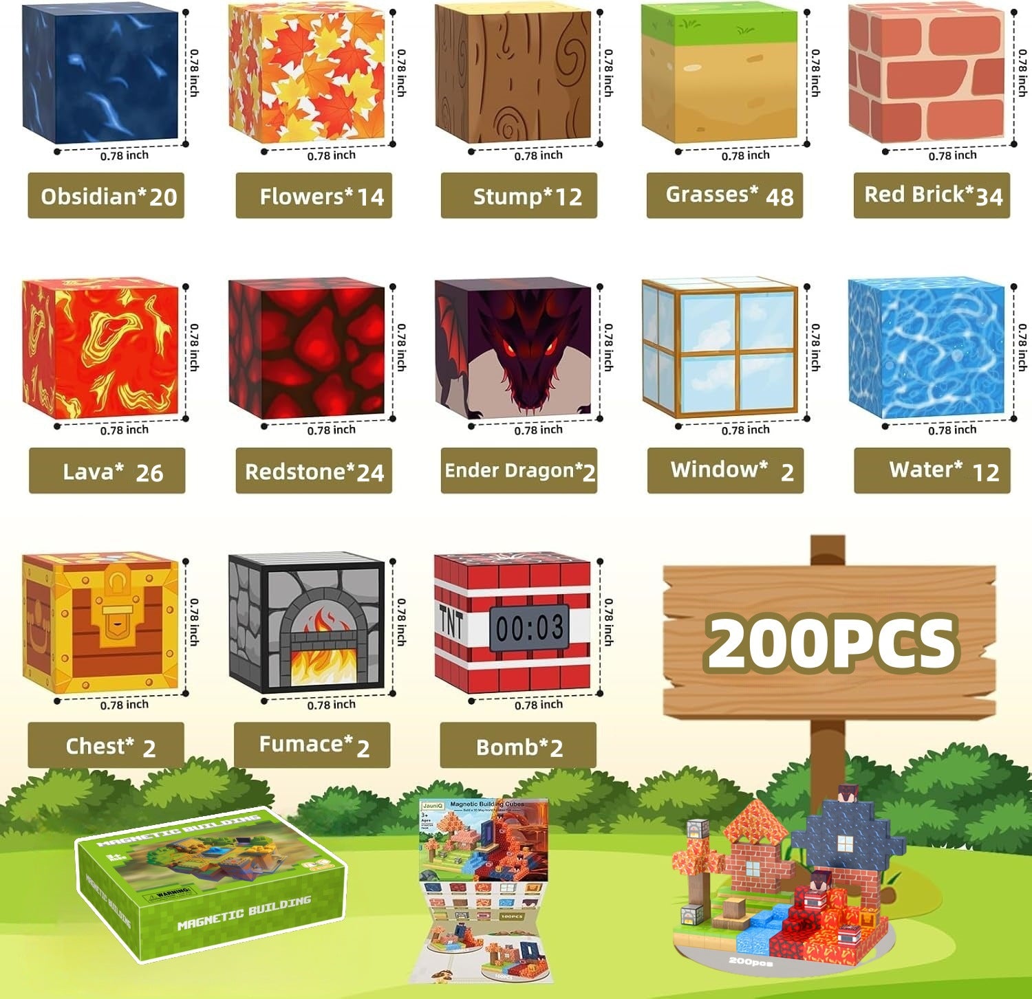 Magnetic Building Block Set