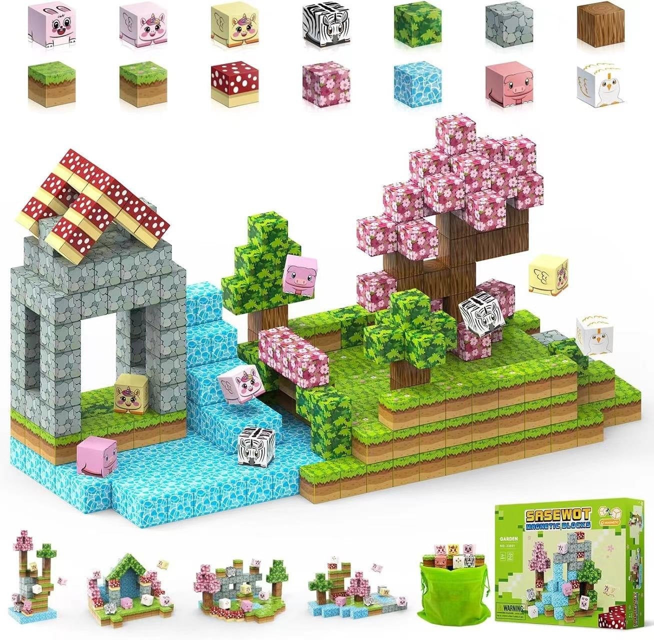 Magnetic Building Block Set