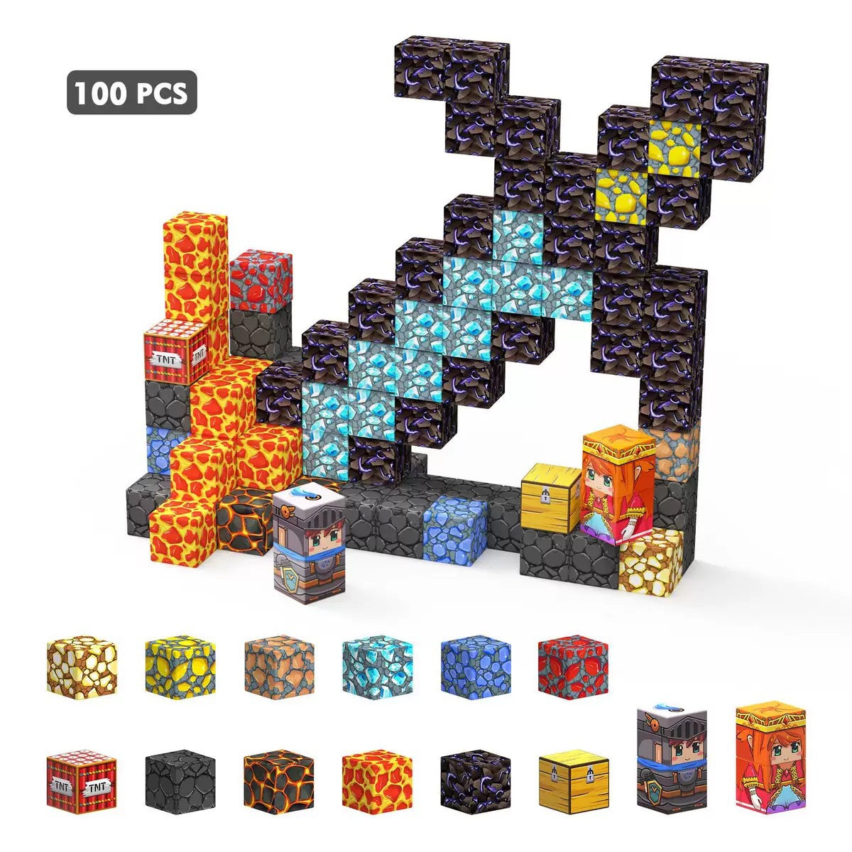 Magnetic Building Block Set
