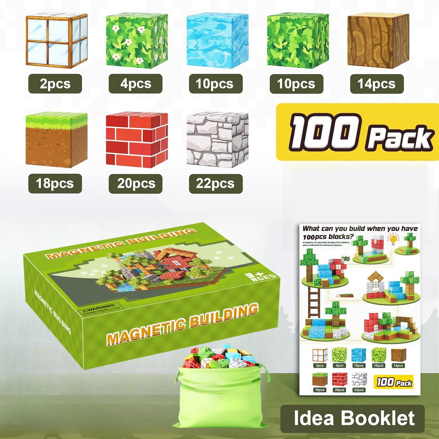 Magnetic Building Block Set