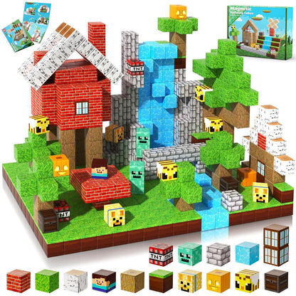 Magnetic Building Blocks Themed Sets for Kids