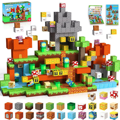 Magnetic Building Blocks Themed Sets for Kids