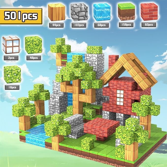 Magnetic Building Blocks Toy Set for Kids