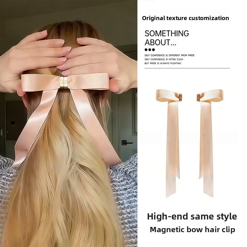 Magnetic butterfly hairpin