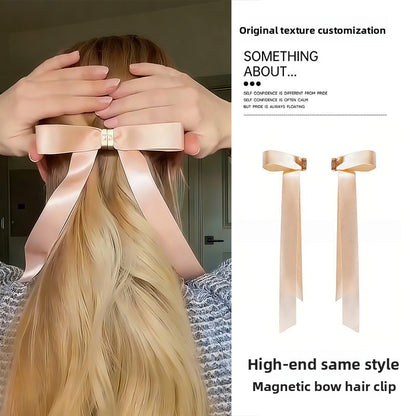 Magnetic butterfly hairpin