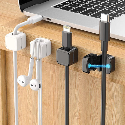Magnetic Cable Holder Desktop Organizer