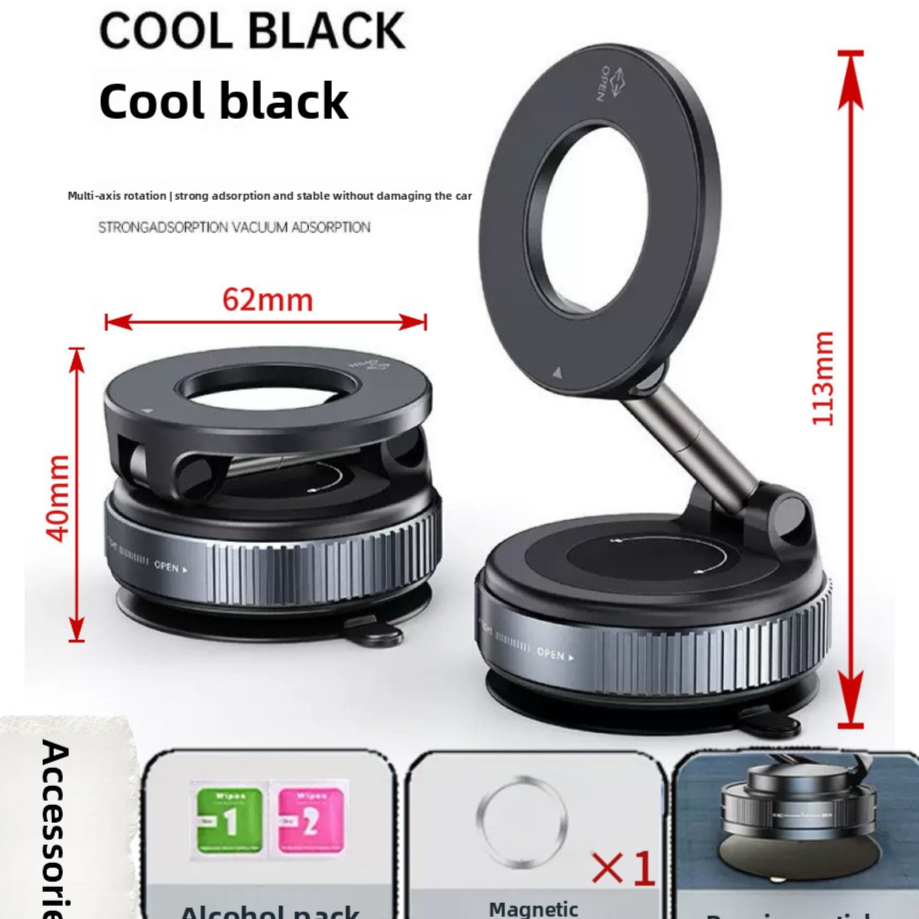Magnetic Car Phone Holder with 360 Rotation