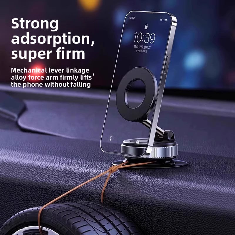 Magnetic Car Phone Holder with Suction Cup Mount