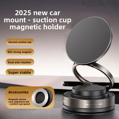Magnetic Car Phone Holder with Suction Cup