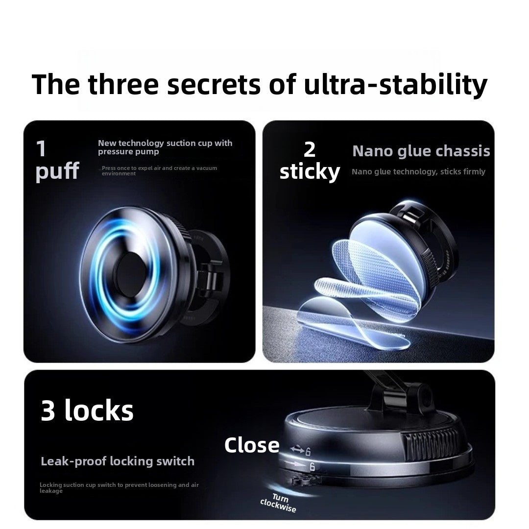 Magnetic Car Phone Holder with Suction Cup